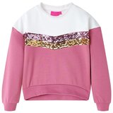 vidaXL Dječja topla majica boja maline 128 | shoptok.hr