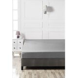 Mijolnir Temno siva napenjalna bombažna rjuha 140x200 cm – | Shoptok.si
