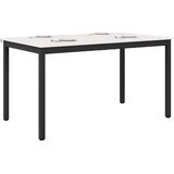  Stol za objedovanje Bijelo 150 x 90 x 75 cm Čvrsto borovo drvo | shoptok.hr