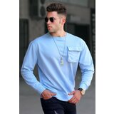 Madmext Sweatshirt - Blue - Regular fit Cene