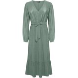 Only Dolge obleke VESTIDO CAMISERO LARGO VERDE MUJER 15241891 Zelena | Shoptok.si