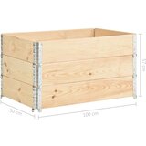  Visoke grede 3 kosi 50x100 cm trdna borovina, (20693295) | Shoptok.si