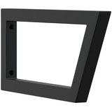  Nosači polica za umivaonik 2 kom crni trapezni čelični Crna 20 x 45 cm | shoptok.hr