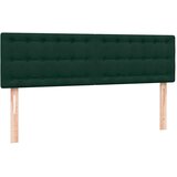 Box Spring krevet s madracem tamno zeleni 160x220 cm baršun | shoptok.hr