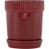 Sagaform Elise cvetlični lonec s podstavkom - majhen - Bordeaux Cene