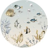 Dekornik Dječja zidna naljepnica Sea World in a Circle | shoptok.hr