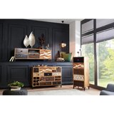 Landscape komoda, rjava, večbarvno, naravne barve, barve akacije | Shoptok.si