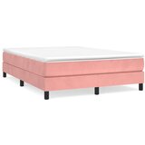 Maison Chic Posteljni okvir - Dvoposteljna postelja - Zakonska postelja roza 140x200 cm žamet-J14904, (21772437) | Shoptok.si