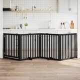  Vrata za pse s vratašcima 4 panela sklopiva 320 cm drvo topole | shoptok.hr