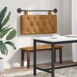  Držeće uzglavlje Zidne Smeđa 100 x 55 x 7 cm Baršun - Smeđa 90 cm bez LED | shoptok.hr