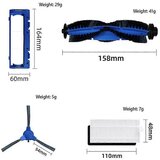 INORCO Primerno za pometač robotski sesalnik Stranska krtača 11s Robovac 30 Filter Glavna krtača Vrtljiva krtača, (21840523) | Shoptok.si