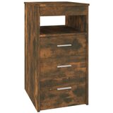 Furnova Omarica s predali dimljeni hrast 40x50x76 cm konstruiran les, (21950568) | Shoptok.si