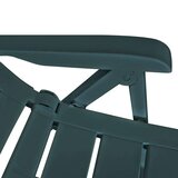 Bistro 3-dijelni bistro set od plastike zeleni | shoptok.hr
