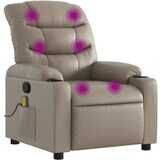 Maison Chic masažni naslanjač - Relax naslanjač kapučino umetno usnje, (22134726) | Shoptok.si