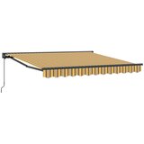  Okvir tende Žuta i Siva 350 x 250 cm Poliester s PU premazom | shoptok.hr