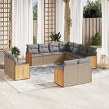  11-dijelni set vrtnih sofa od poliratana s jastucima bež | shoptok.hr