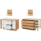 RESPEKTA Kuhinjski Otog Hilde, Bela, Barva Hrasta | Shoptok.si