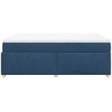  Krevet s oprugama i madracem plavi 160x200 cm od tkanine | shoptok.hr