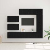  Set TV komoda 8 kom. Crni hrast Konstruirano drvo Crna 30,5 x 30 x 90 cm Cijene
