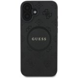  Originalni GUESS ovitek GUHMP16SPSAPSMEK za iPhone 16 - MagSafe - Saffiano - črn | Shoptok.si