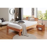 MID.YOU POSTELJA 120 cm x 220 cm , les bukev (jedrovina) | Shoptok.si