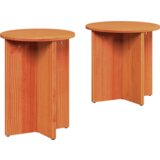  Set stolića za kavu 2 pcs Smeđa 41.5 x 41.5 x 41 cm | shoptok.hr