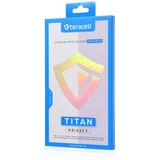 Tempered Zaštitno staklo Glass Privacy Teracell Titan 2.5D za iPhone 15 Pro Max 6.7 crni (217604) cene