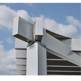  Sojag - Lima 1010 | Aluminijska pergola sa sunčanim jedrom | Trokutasta | Svijetlosiva | shoptok.hr