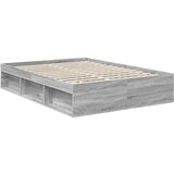  Konstrukcija postelje z vzglavjem Siva Sonoma 140 x 200 cm, (5000102483) | Shoptok.si