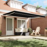  Automatska uvlačiva tenda Crna 400x300 cm | shoptok.hr