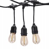  LED spoljašnji dekorativni lanac 20xE27/1W/230V 11,44 m IP44 crni | Eponuda.com