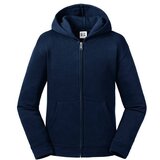 RUSSELL Navy blue children's sweatshirt with hood and zipper Authentic | shoptok.hr