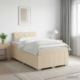  Boxspring krevet s madracem Krem 120 x 190 cm Tkanina | shoptok.hr