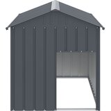  za pse s krovom antracit 117x153x123 cm pocinčani čelik | Eponuda.com