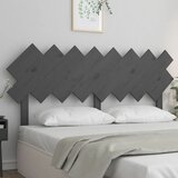  Uzglavlje za krevet sivi 159,5x3x80,5 cm od masivne borovine | Eponuda.ba