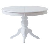 Woody Fashion Trpezarijski sto Albero24 118x118x75cm Bijeli Cijene