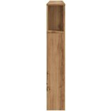 vidaXL Vzglavna omarica artisan hrast 160x18,5x103,5 cm inženirski les | Shoptok.si