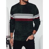 DStreet Sweter męski w paski zielony Cene