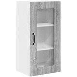 vidaXL Stenska kuhinjska omarica 2 pcs Siva Sonoma 40 x 31 x 80 cm | Shoptok.si