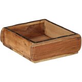  2-delni set pladnjev iz obnovljenega trdnega lesa | Shoptok.si