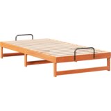  Krevetna konstrukcija s ručkama Smeđa 100 x 210 cm | shoptok.hr
