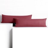 DecoKing Jastučnica za valjkasti jastuk Amber 20x120 cm, roza Slike
