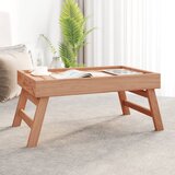 The Living Store Zložljiv pladenj 55x35x25 cm trdna tikovina - Pladenj, (21750188) | Shoptok.si
