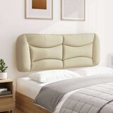 vidaXL Vzglavna stranica krem 140 cm blago | Shoptok.si