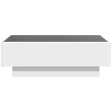  Stolić za kavu LED bijeli 90x50x30 cm od konstruiranog drva | Eponuda.ba