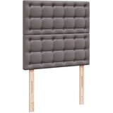 vidaXL otomanski okvir kreveta s madracem sivi 100x200cm umjetna koža | shoptok.hr