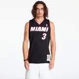 Dres Miami Heat 3 Dwayne Wade Swingman Jersey Black XL