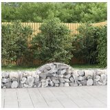  Obokane gabion košare 12 kosov 200x50x40/60 cm pocinkano železo | Shoptok.si