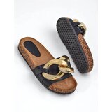 Resti Royalfashion Black women's flip-flops with Sofig decoration | shoptok.hr