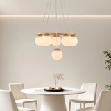  Brilagi - Visilica na sajli VISBY WOOD 6xE27/60W/230V, prečnik 58 cm, drveni | Eponuda.com